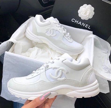 chanel white shoes|chanel white sneakers for women.